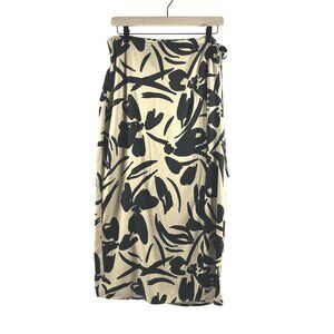 LOFT- Women’s Loft - Butter Cup Column Midi Wrap Skirt- Size 10